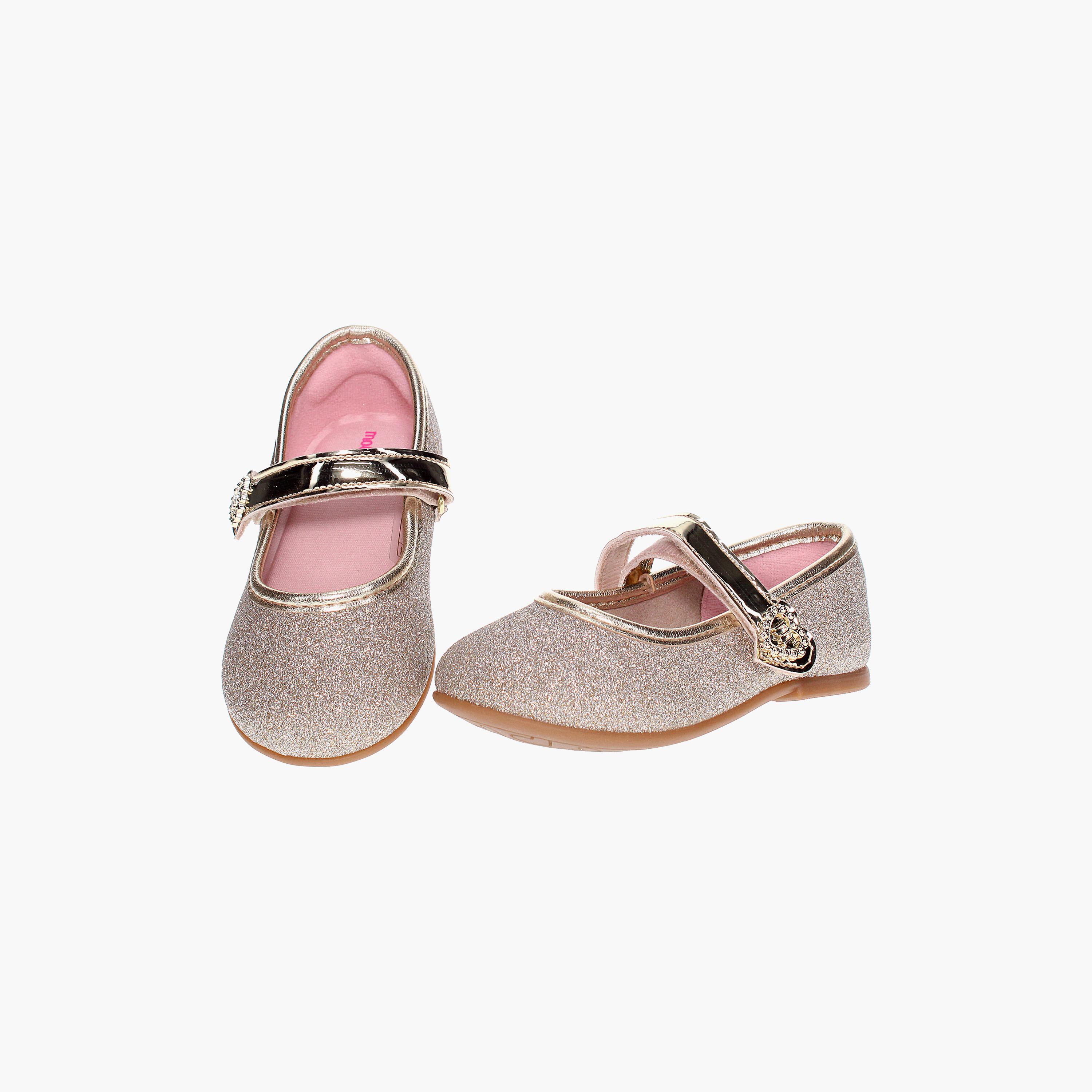 Molekinha by Geoomnii Kids Glitter Mary Jane with Velcro Fastening | 2106-1042-13410      -girls-shoes-ballerinas-image-4
