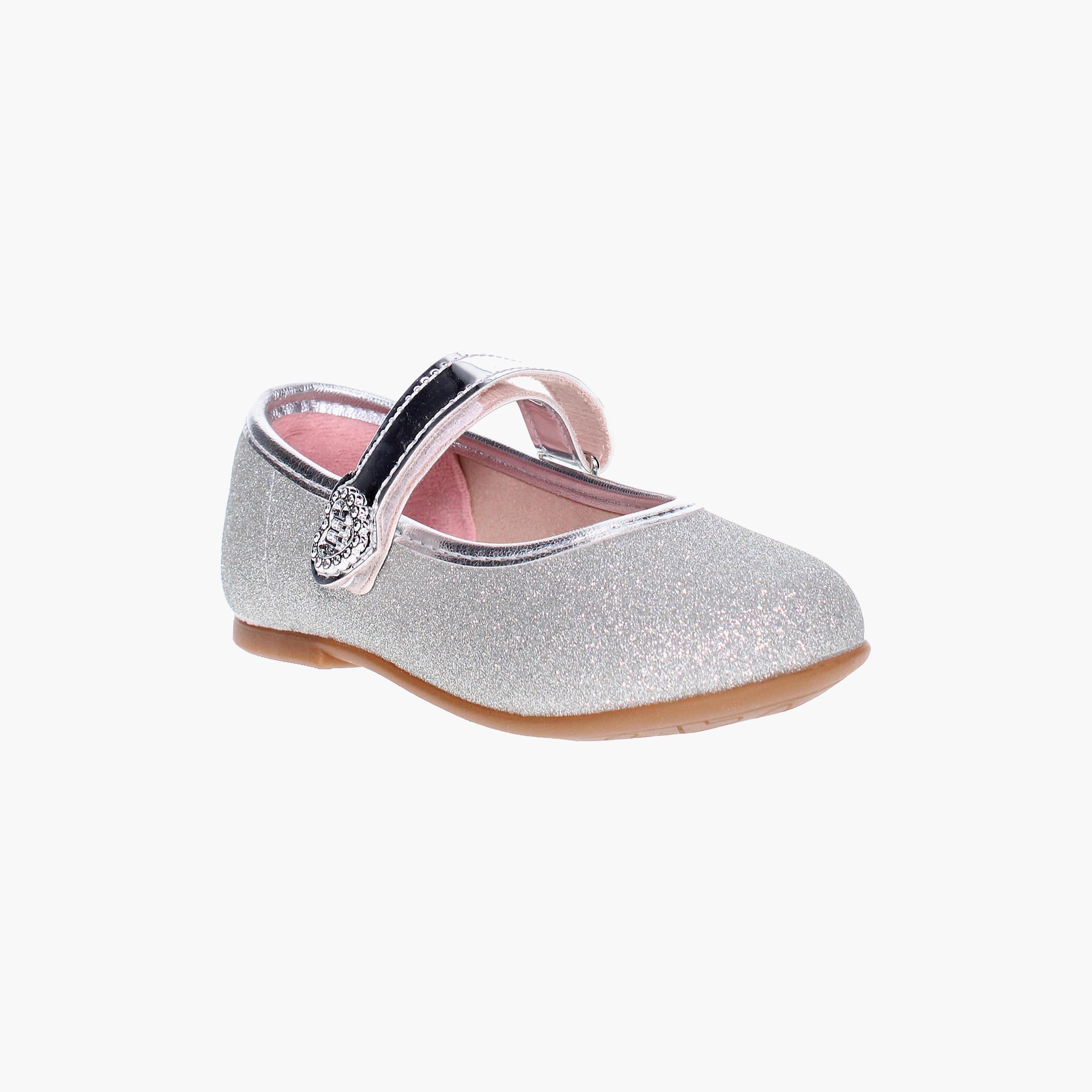 ماري جين من موليكينها للاطفال ذو جليتر مع شريط فيلكرو للتثبيت | 2106-1042-13410-girls-shoes-ballerinas-image-1