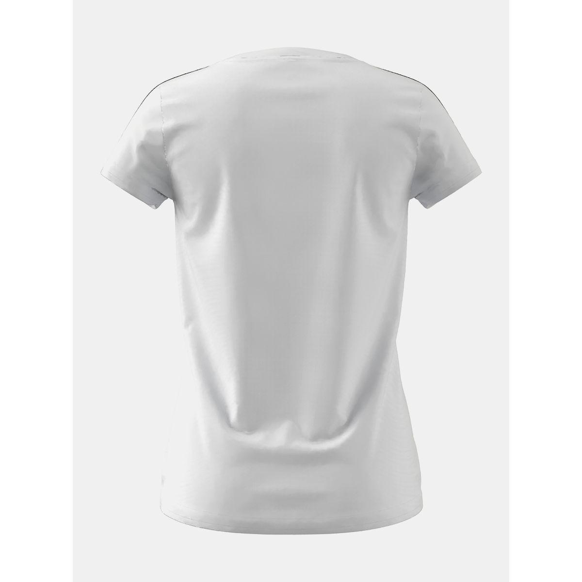 ADIDAS Girl 3 Striped Shoulder Print T-shirt-sports-girls-clothing-tops-image-2