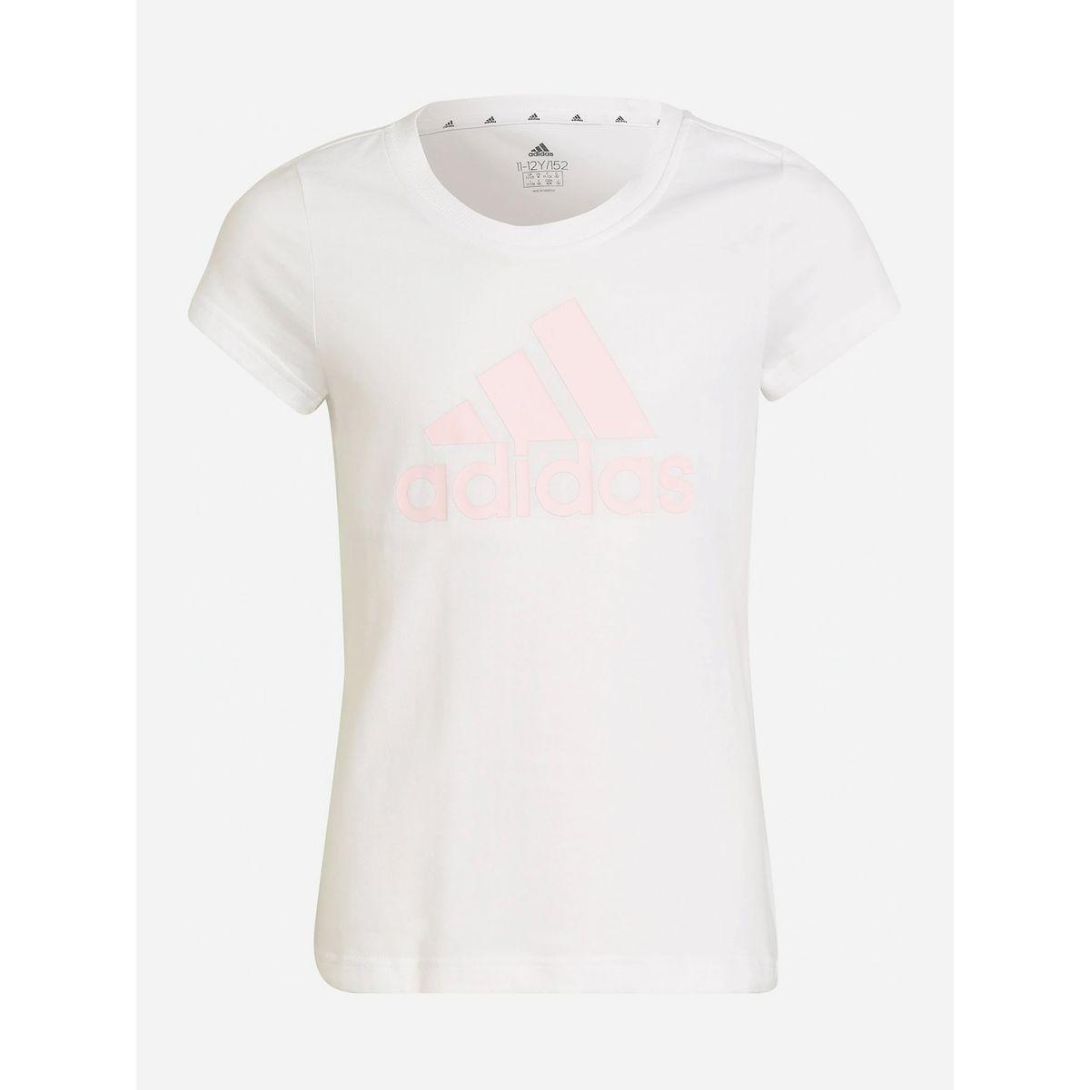ADIDAS Contrast Big Logo Print T-shirt-sports-girls-clothing-tops-image-1