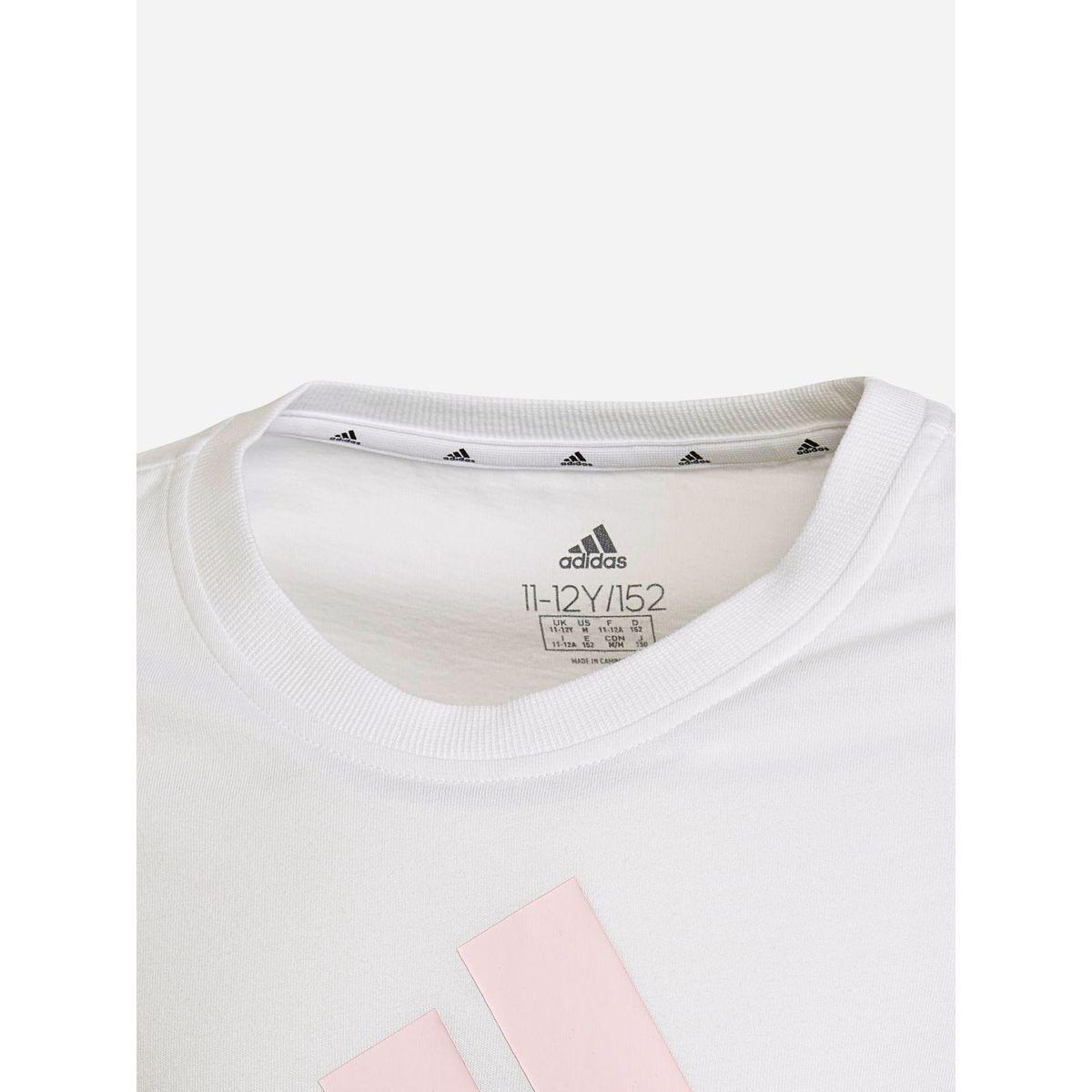 ADIDAS Contrast Big Logo Print T-shirt-sports-girls-clothing-tops-image-4