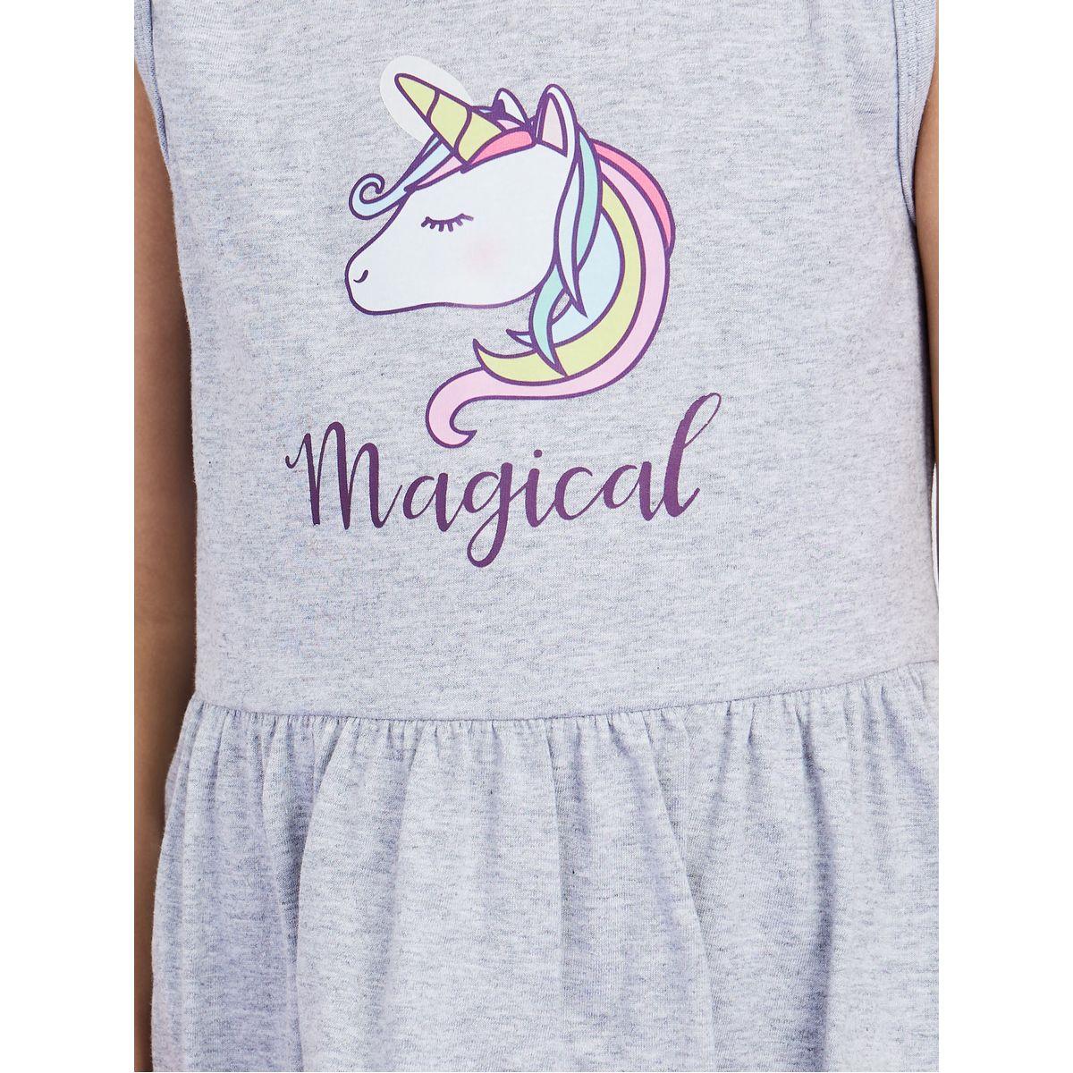 Styli Unicorn Graphic Casual Dress-girls-clothing-dressesandjumpsuits-image-3