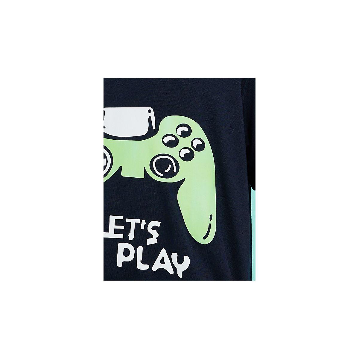 Styli Game Controller Graphic Print T-Shirt & Shorts Set-boys-clothing-nightwear-image-4