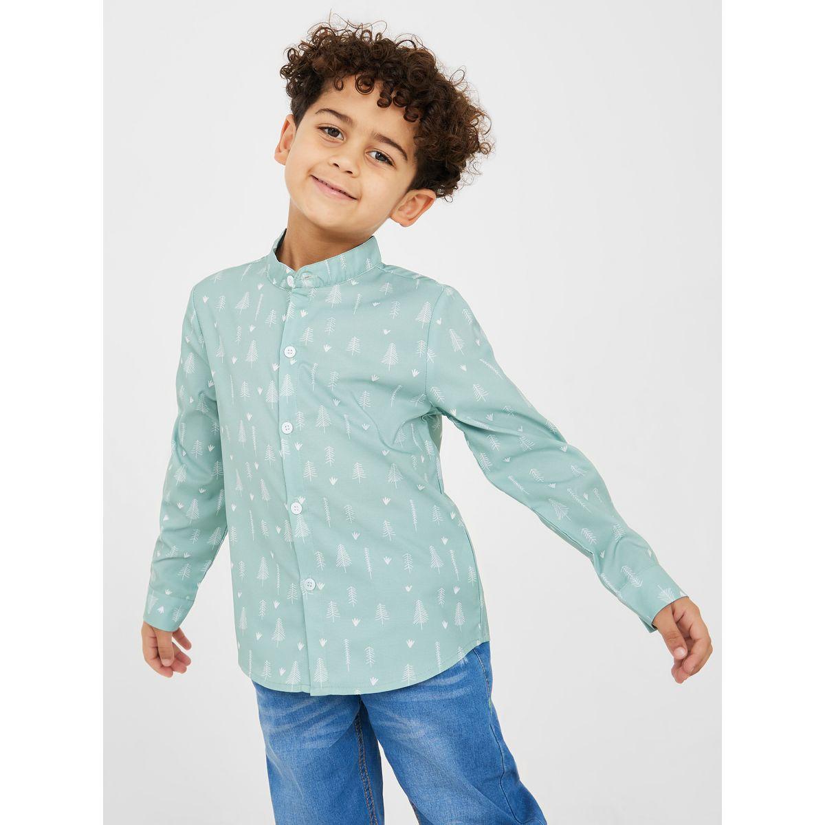 Styli All Over Print Collared Shirt-boys-clothing-shirts-image-1