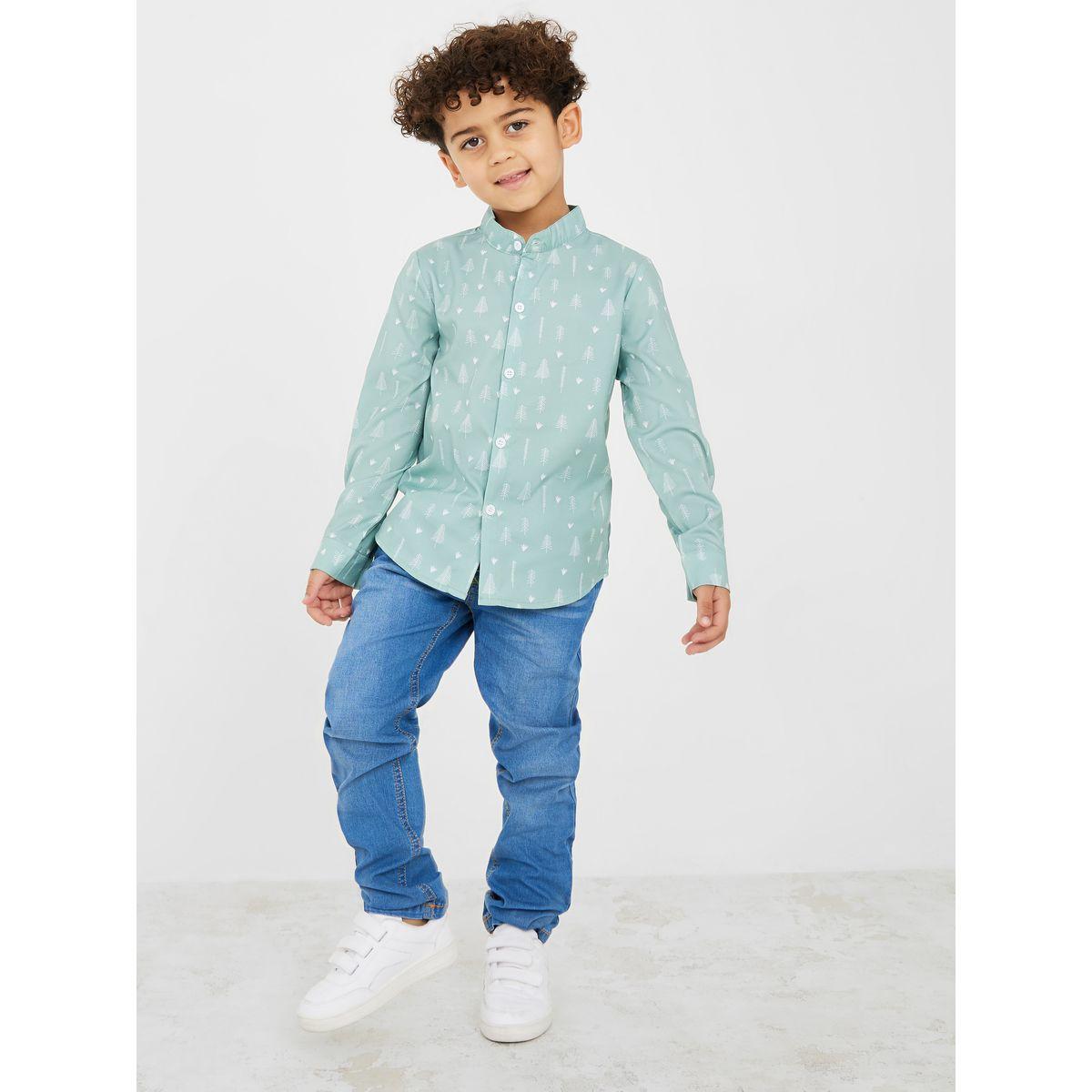 Styli All Over Print Collared Shirt-boys-clothing-shirts-image-2