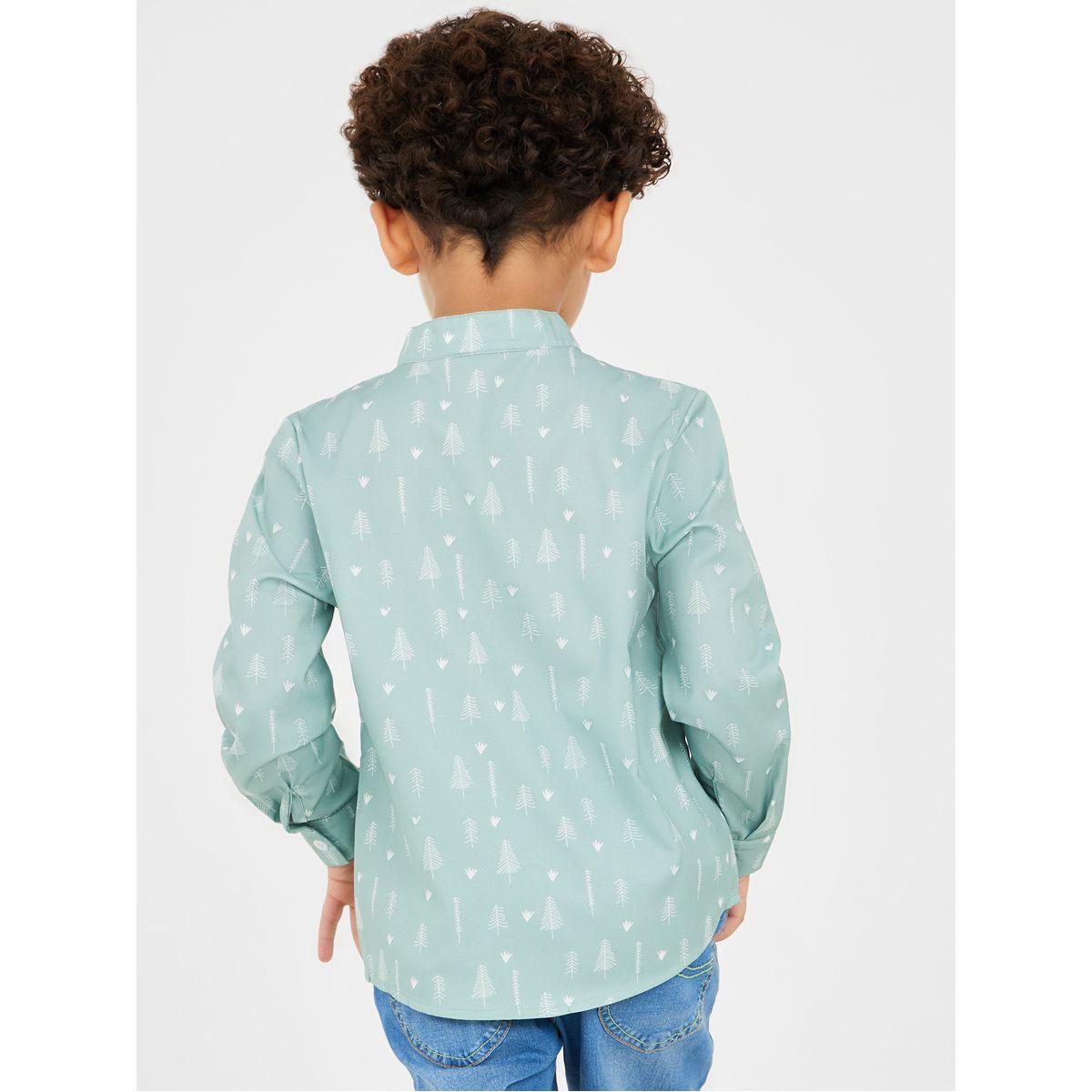 قميص مطبع بالكامل مع أزرار غلق-boys-clothing-shirts-image-4