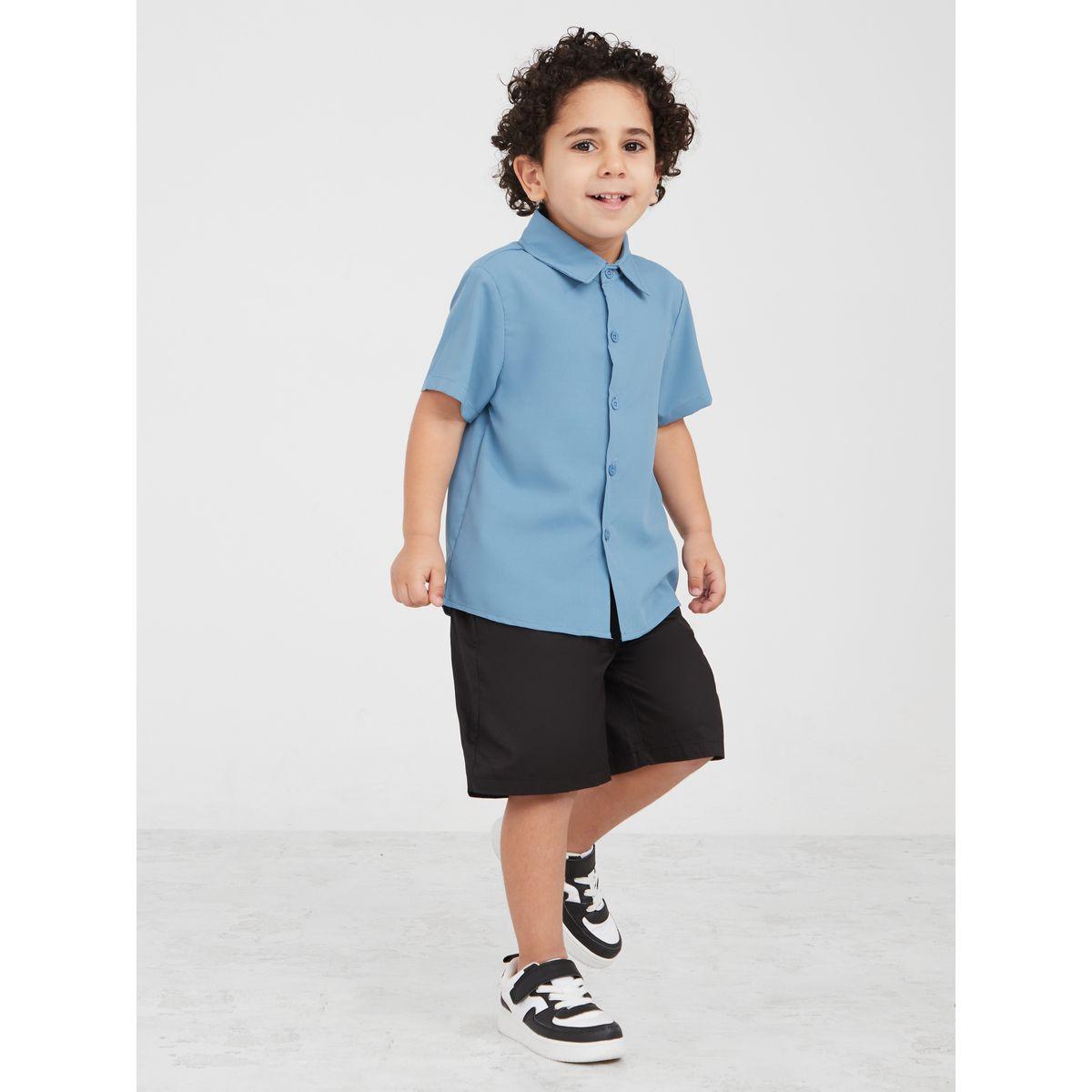 Styli Regular Fit Solid Shirt-boys-clothing-shirts-image-2