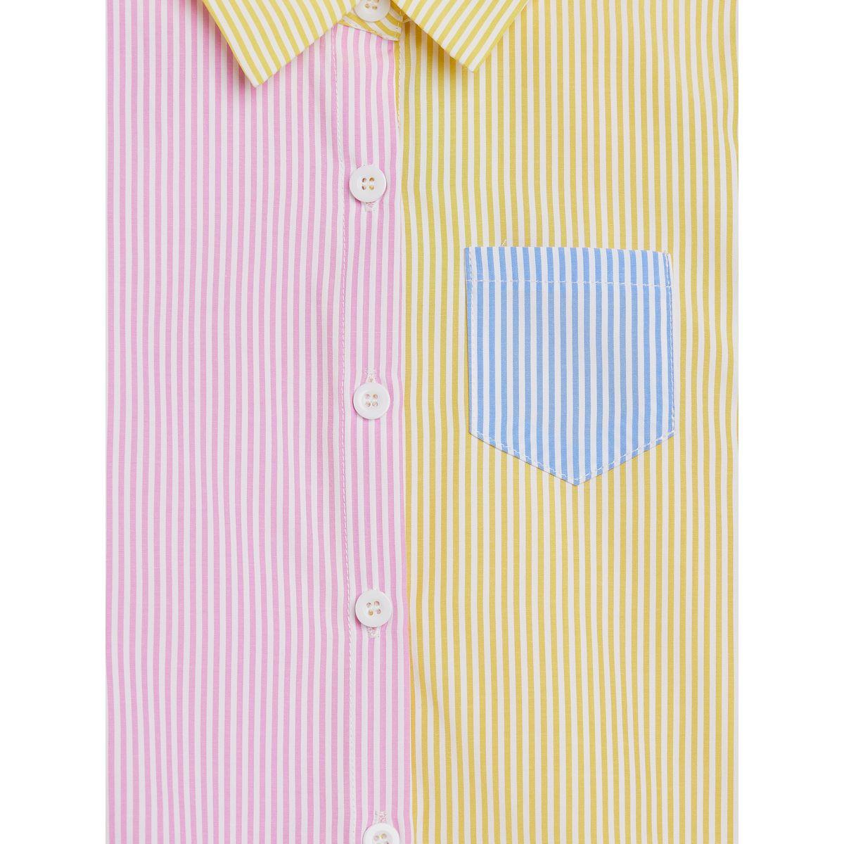 Styli Striped Colorblock Pocket Detail Shirt-boys-clothing-shirts-image-6