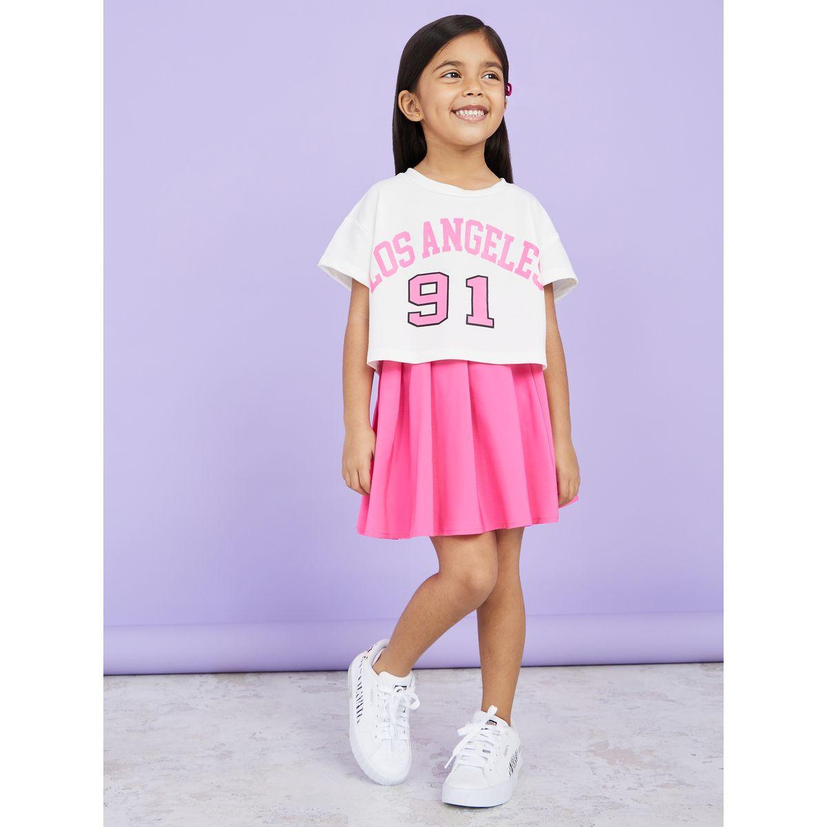 طقم من ( تنورة + تيشيرت )-girls-clothing-setsandcoords-image-1