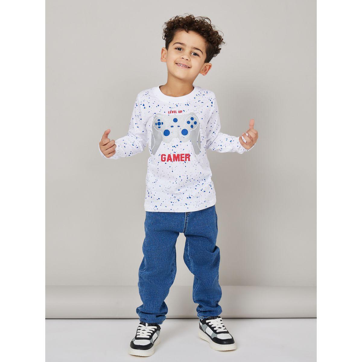 Styli Gamer Graphic Long Sleeve T-Shirt-boys-clothing-tshirtsandpolos-image-1