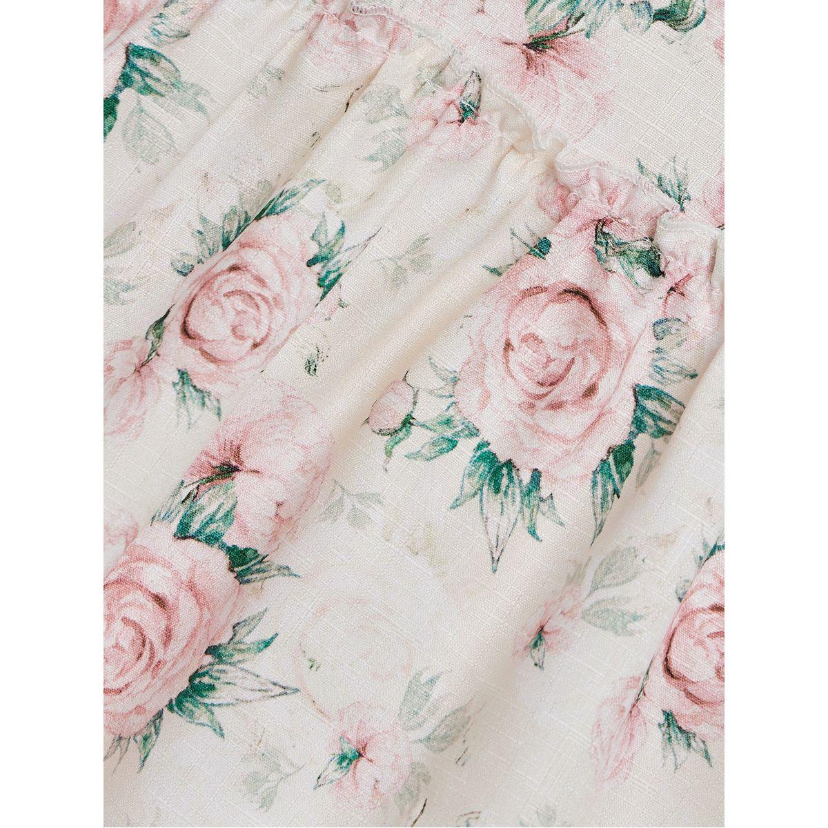 Styli Floral Print High Low Hem Blouse -girls-clothing-blousesandshirts-image-7