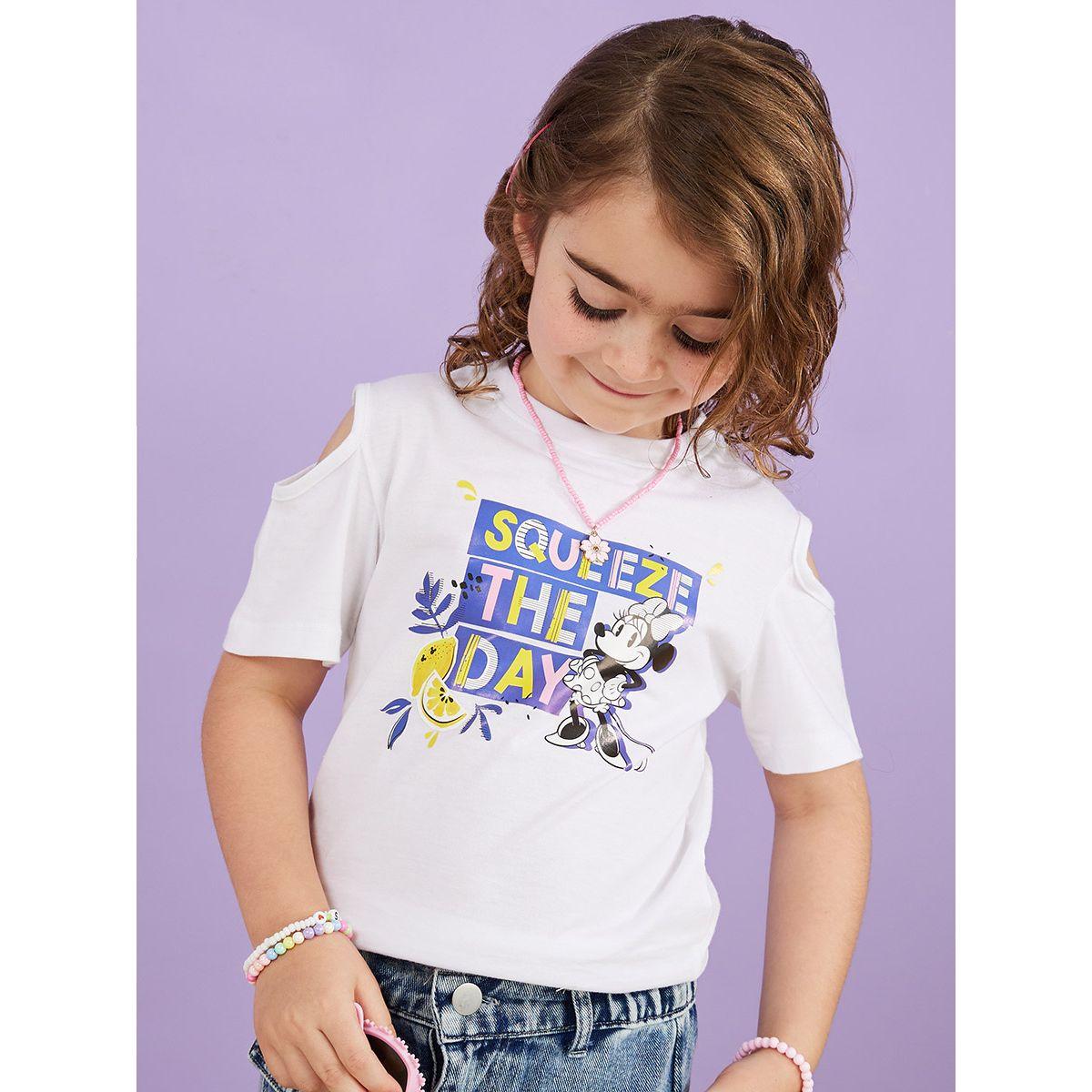 تيشيرت كاجوال بأكتاف مكشوفة-girls-clothing-tshirts-image-1