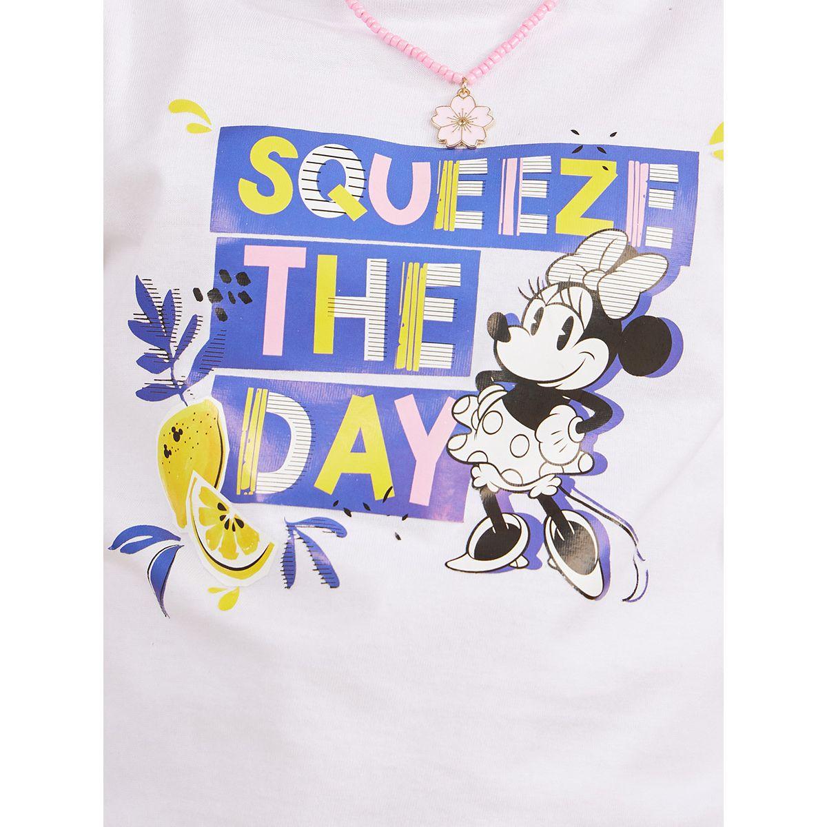 Styli Cold Shoulder Sleeve Minnie Mouse T-Shirt-girls-clothing-tshirts-image-4