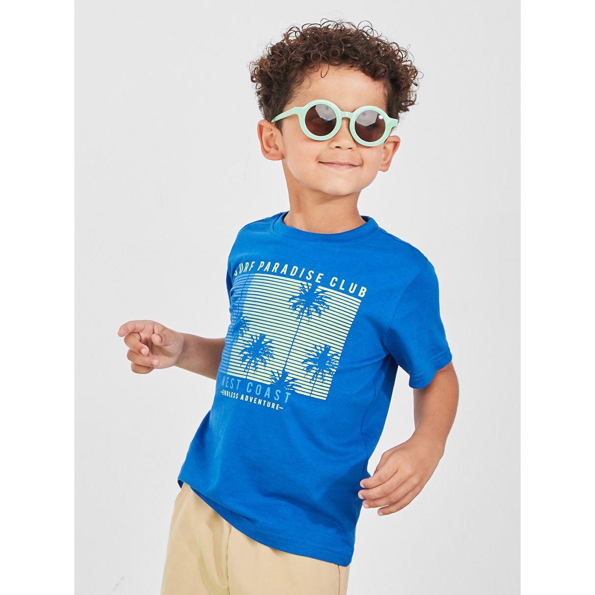 تيشيرت بياقة دائرية واكمام قصيرة-boys-clothing-tshirtsandpolos-image-1