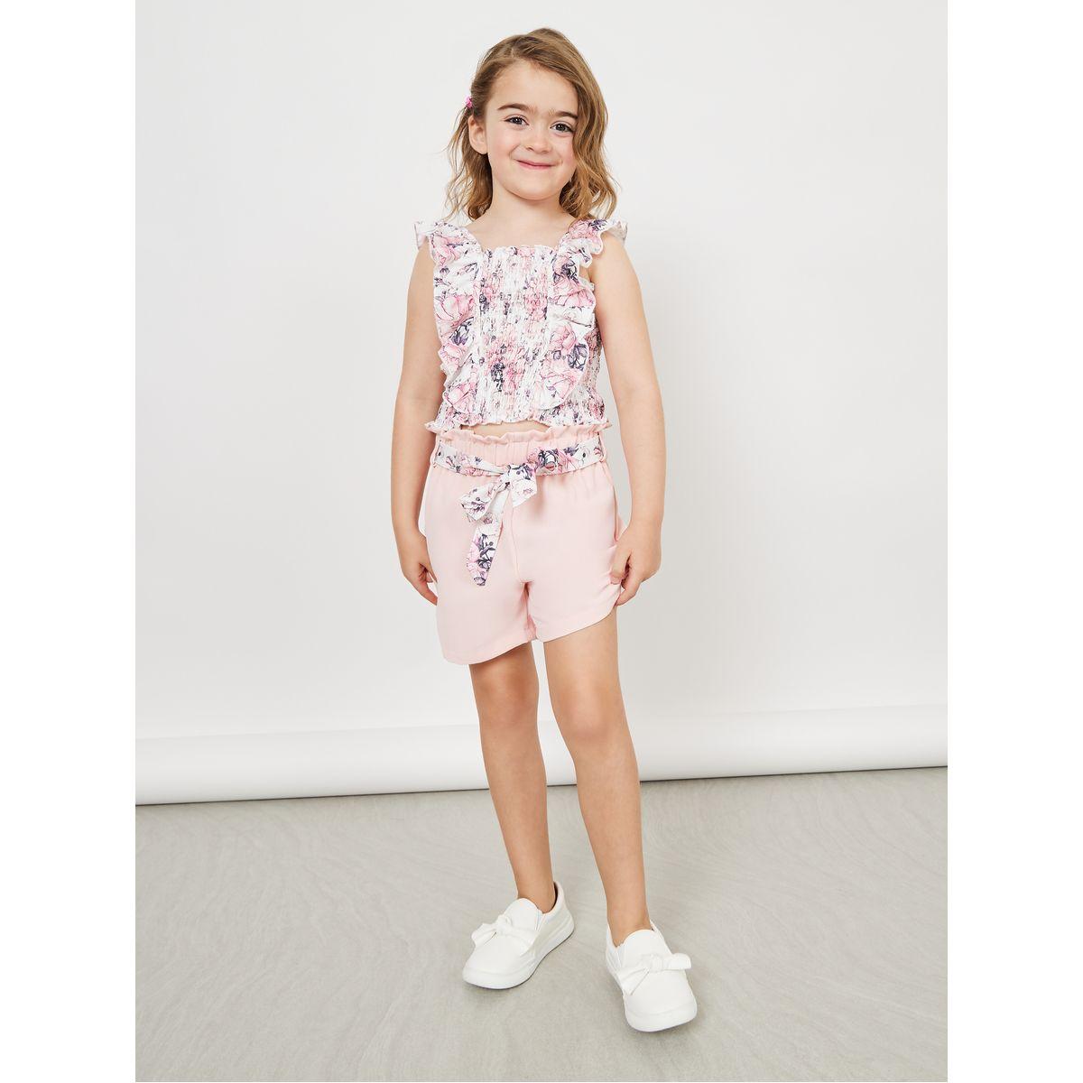 مجموعة من ( بلوزة + شورت )-girls-clothing-setsandcoords-image-2