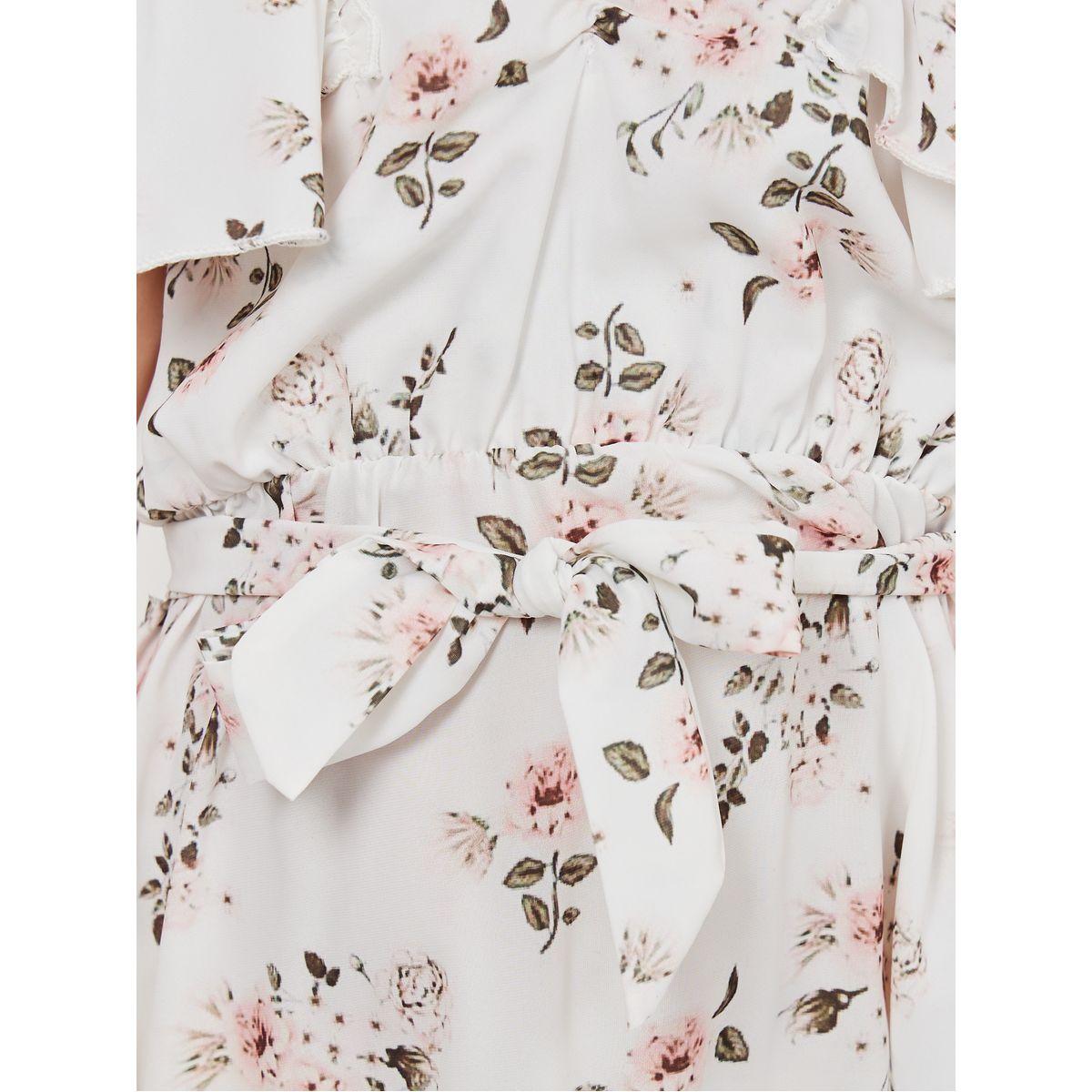 Styli Floral Print Ruffle Detail Waist Tie Up Dresses-girls-clothing-dressesandjumpsuits-image-3