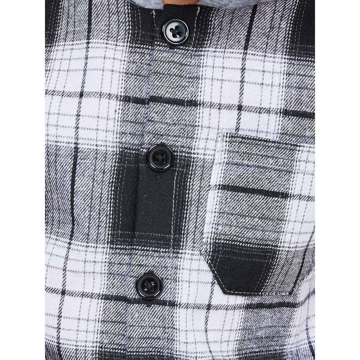 Styli Plaid Hooded Shirt-boys-clothing-shirts-image-3