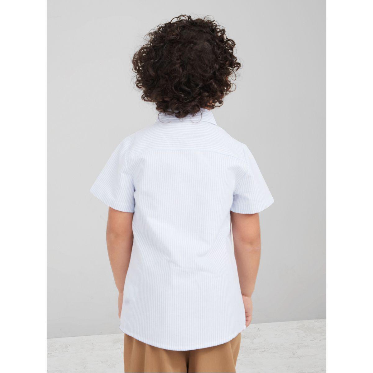 قميص بأزرار غلق واكمام قصيرة-boys-clothing-shirts-image-4