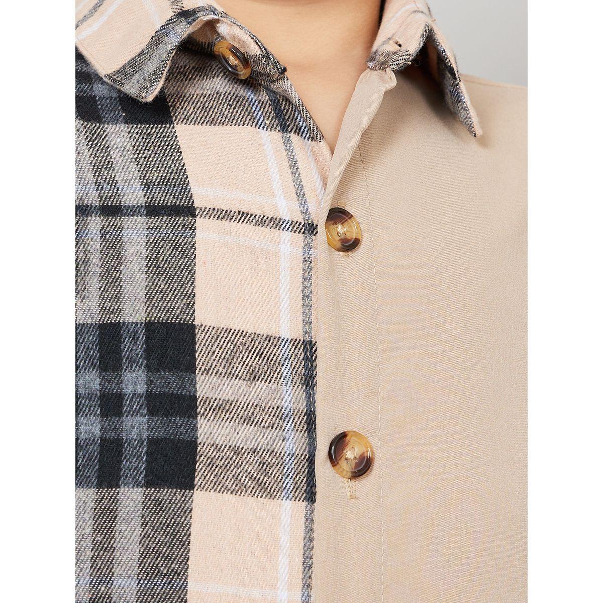 Styli Plaid Shirt & Shorts Set-boys-clothing-setsandcoords-image-4