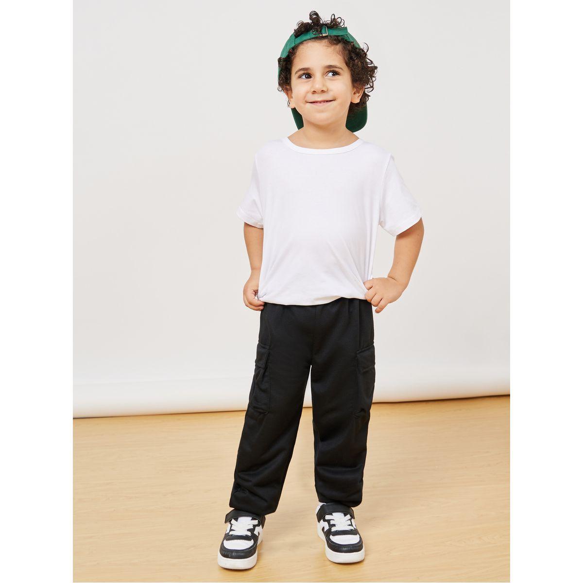 Styli Solid Cargo Pocket Jogger-boys-clothing-bottoms-joggersandtrackpants-image-1