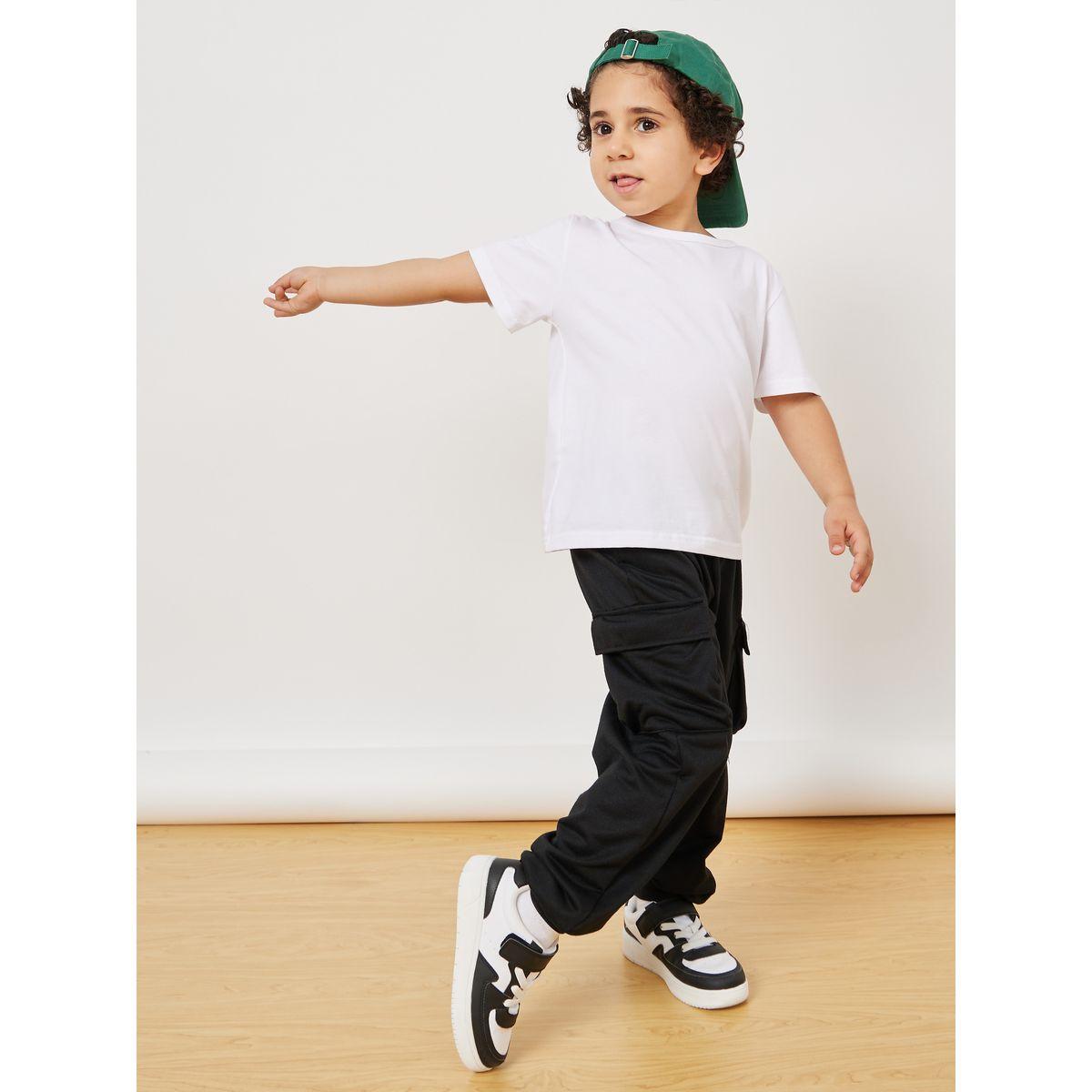Styli Solid Cargo Pocket Jogger-boys-clothing-bottoms-joggersandtrackpants-image-2