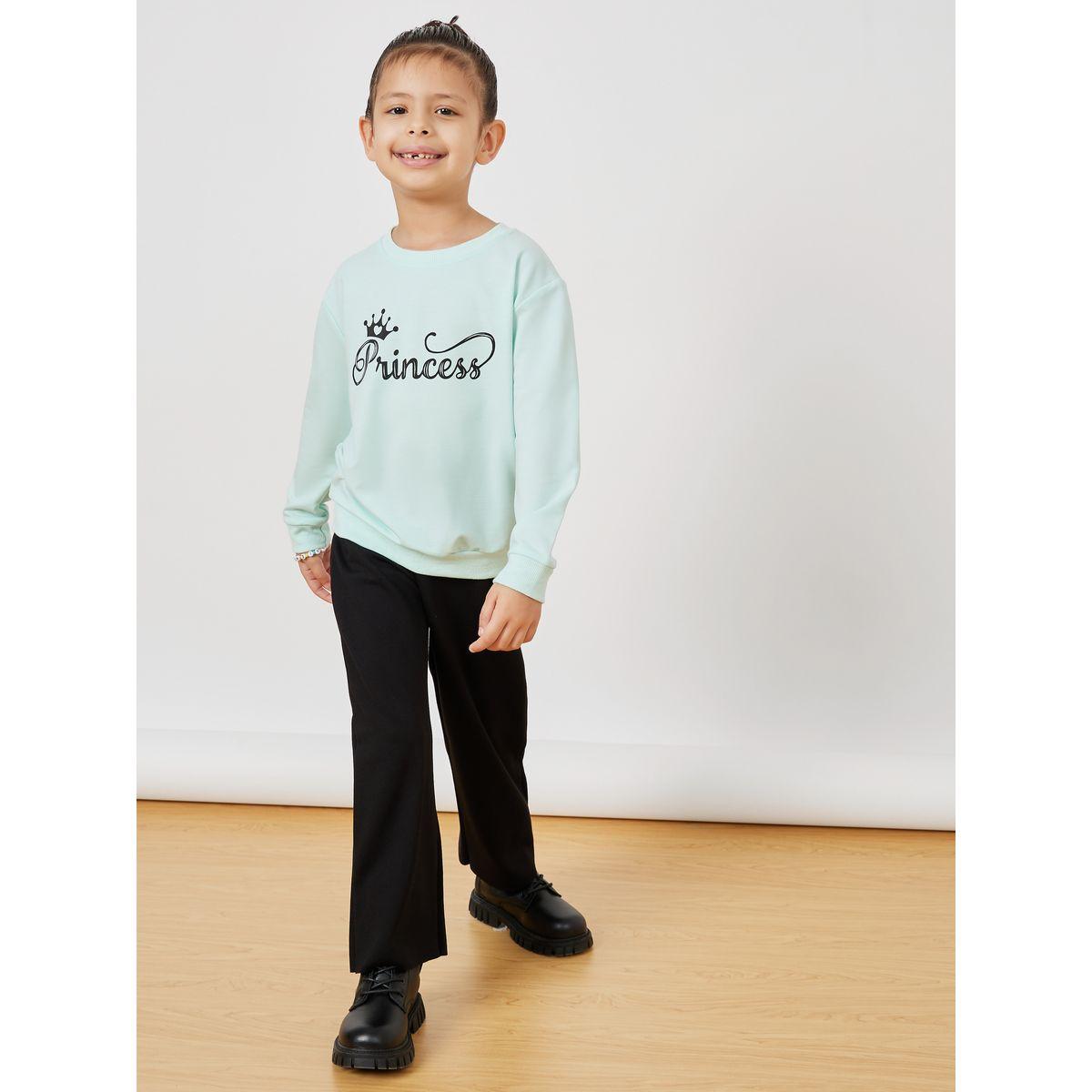 Styli Round Neck Crown Princess Print Sweatshirt -baby-girls-clothing-sweatshirts-image-2