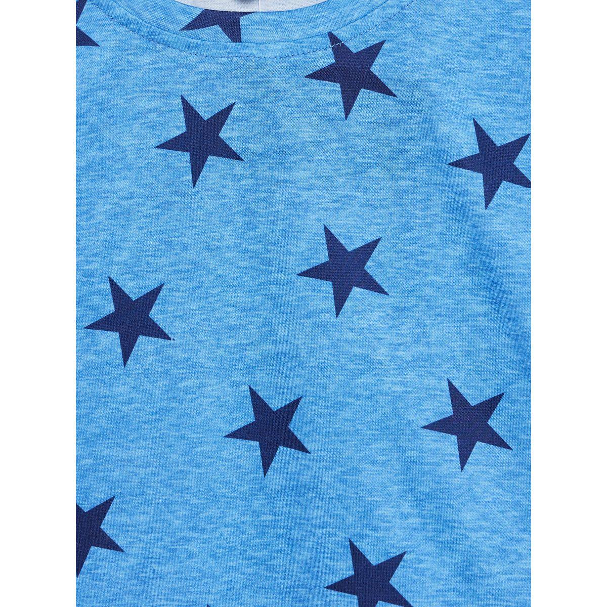 Styli Pack of 2 - Solid and Star Print T-shirt-boys-clothing-tshirtsandpolos-image-8