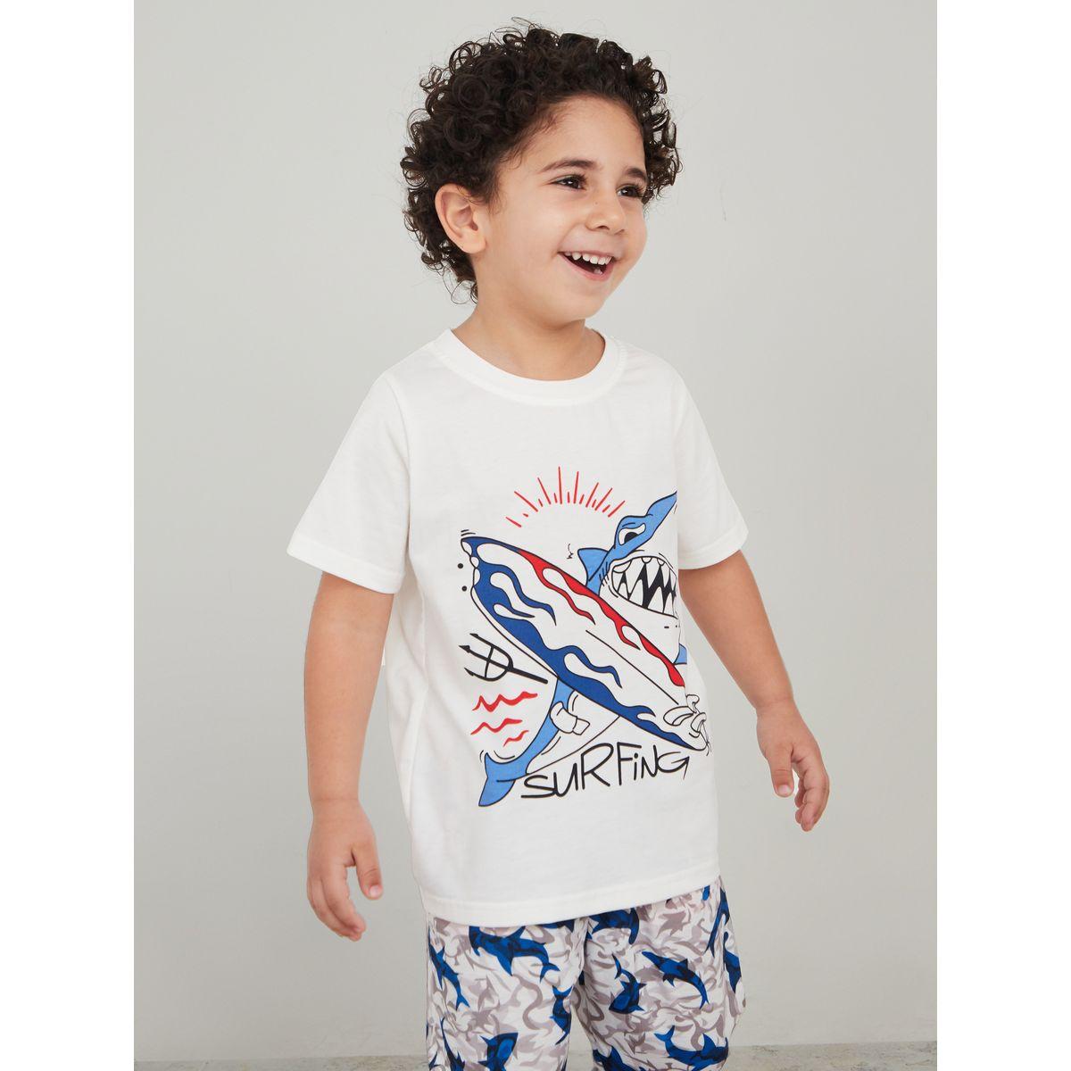طقم بيجاما من ( تيشيرت + بنطال )-boys-clothing-nightwear-image-3