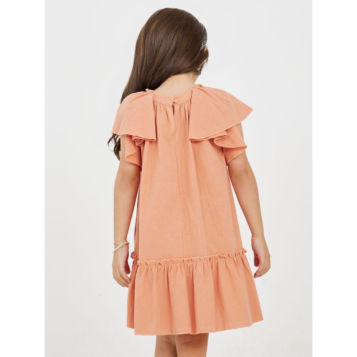 Styli Ruffled Sleeve Smock Dress-girls-clothing-dressesandjumpsuits-image-4
