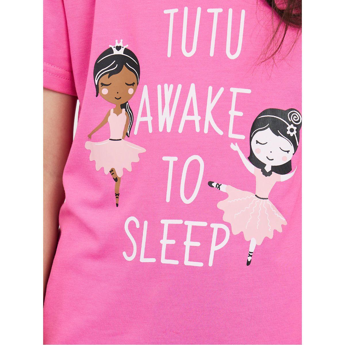 طقم بيجاما من ( تيشيرت + بنطال )-girls-clothing-nightwear-image-4