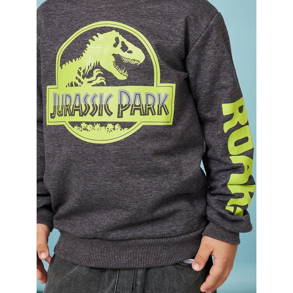 URBAN HAUL X Styli Universal Jurassic Park Print Sweatshirt-baby-boys-clothing-sweatshirts-image-3