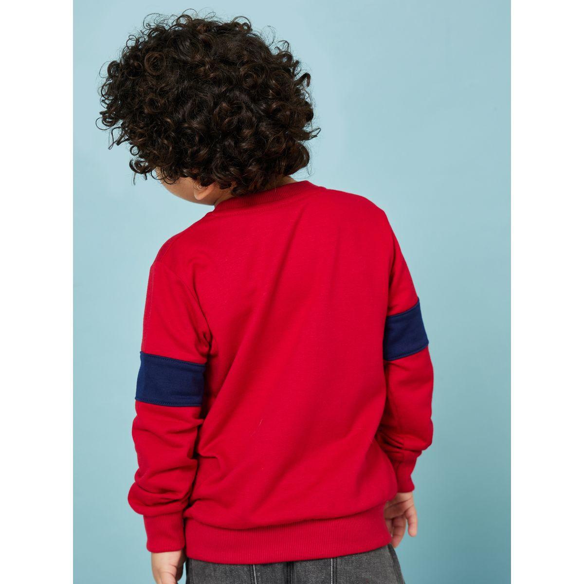 سويت شيرت مطبع بطبعة جرافيك أوربان هُول × ستايلي-boys-clothing-winterwear-sweatshirts-image-4