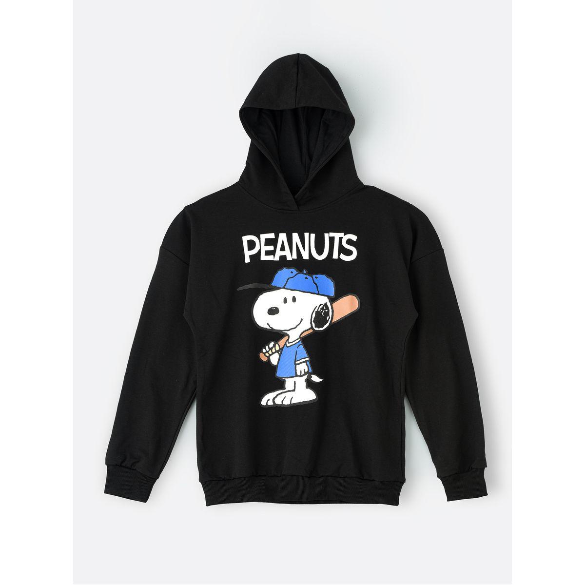 URBAN HAUL X Styli Peanuts Snoopy Graphic Print Hoodie-girls-clothing-winterwear-sweatshirts-image-1