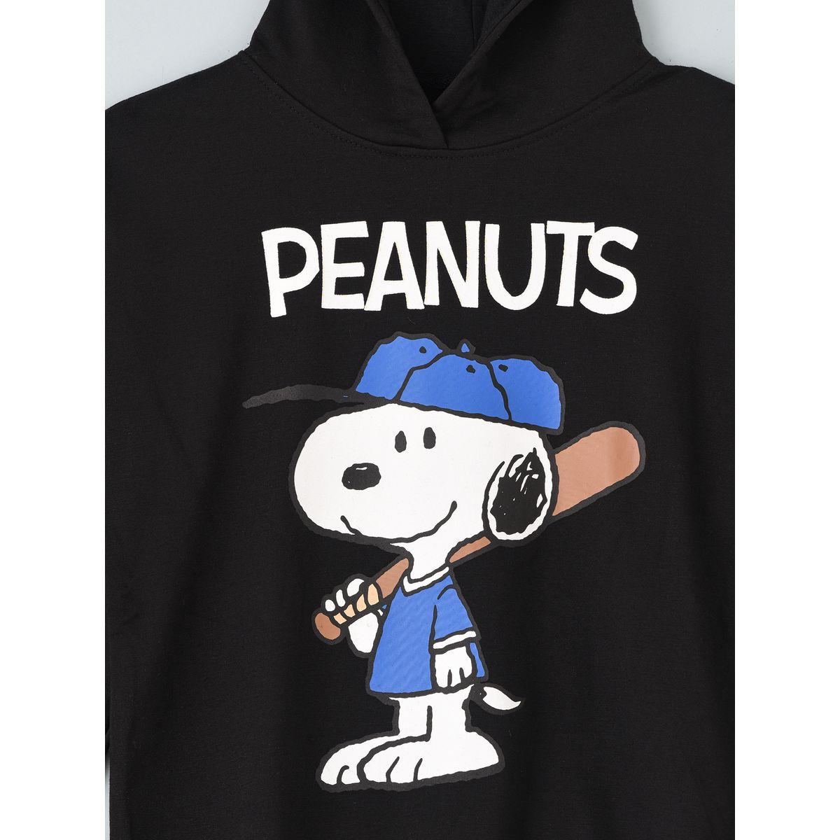 URBAN HAUL X Styli Peanuts Snoopy Graphic Print Hoodie-girls-clothing-winterwear-sweatshirts-image-3