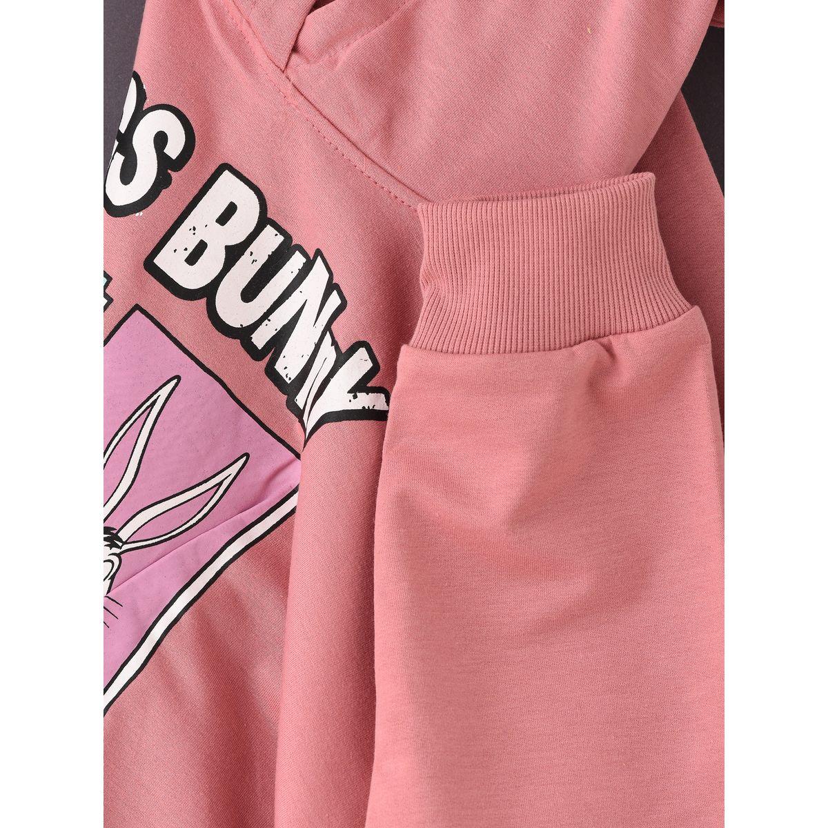 هودي مطبع بطبعة جرافيك أوربان هُول × ستايلي-girls-clothing-winterwear-sweatshirts-image-3