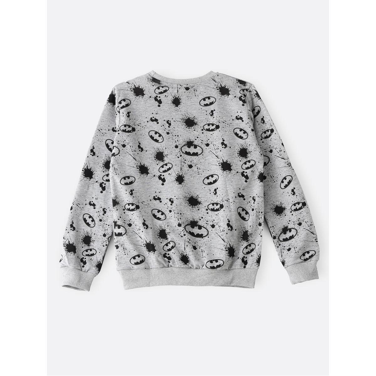 URBAN HAUL X Styli WB AOP Batman Logo Ribbed Neck Sweatshirt-baby-boys-clothing-sweatshirts-image-2