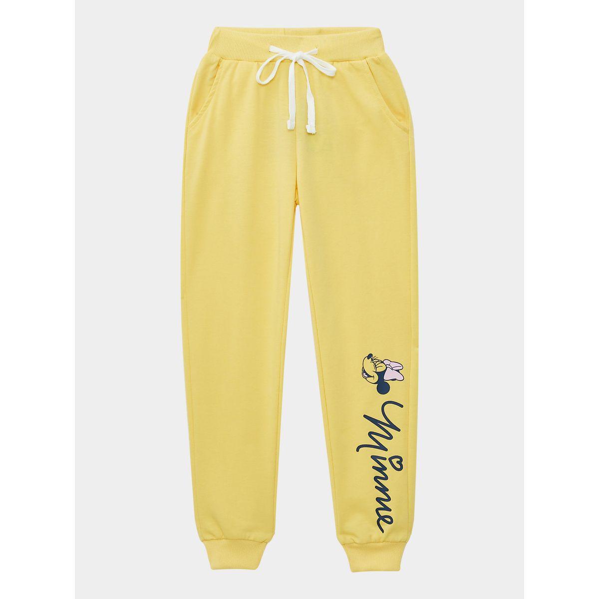 URBAN HAUL X Styli Minnie Printed Hem Jogger with Pocket Detail-girls-clothing-bottoms-joggersandtrackpants-image-1