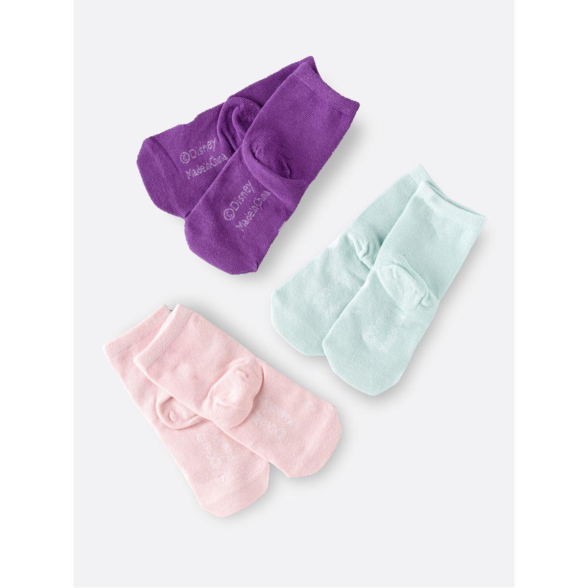 URBAN HAUL X Styli Pack of 3 - Disney Princess Print Crew Socks-girls-accessories-socks-image-4