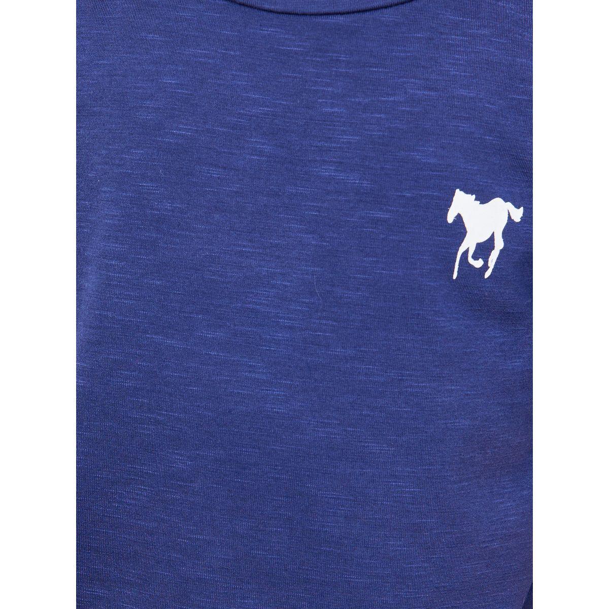 Styli Horse Print Melange T-Shirt-boys-clothing-tshirtsandpolos-image-3