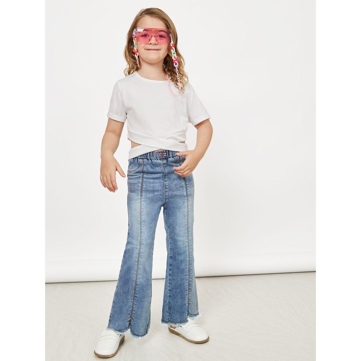تيشيرت سادة مزين بفتحات-girls-clothing-tshirts-image-2