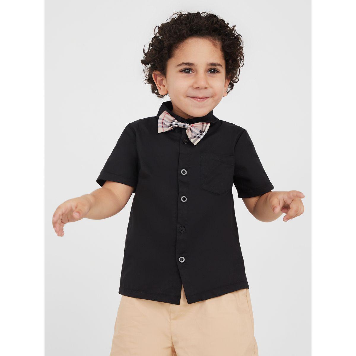 Styli Bow Detail Button Through Shirt-boys-clothing-shirts-image-3