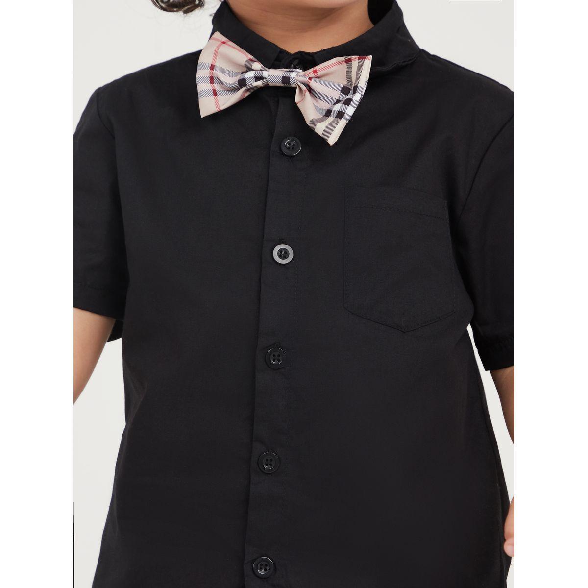 قميص بأزرار غلق وفيونكة-boys-clothing-shirts-image-4