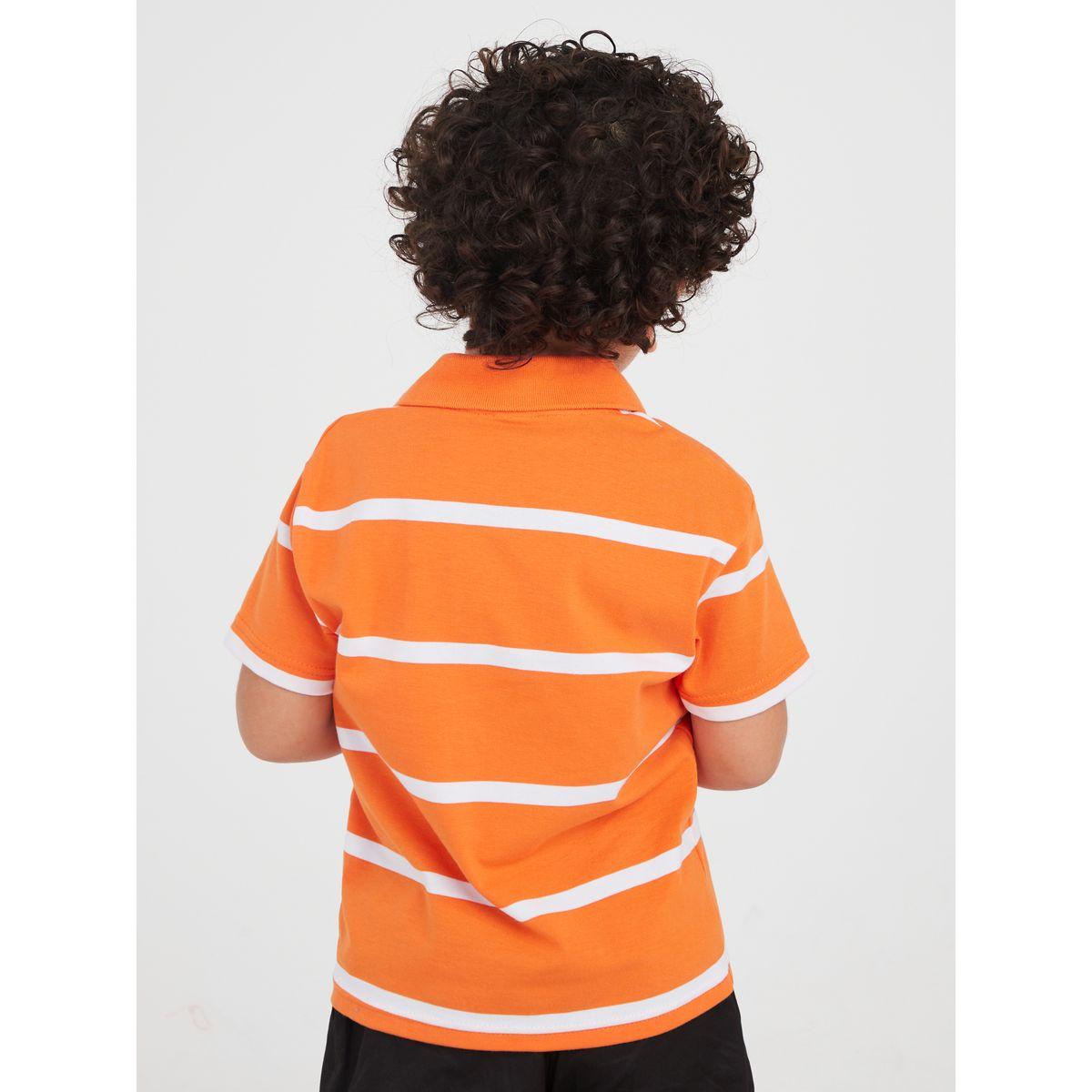 تيشيرت بولو مخطط بأكمام قصيرة-boys-clothing-shirts-image-5