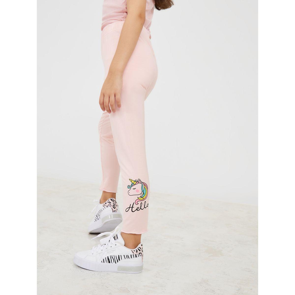 Styli Pack of 2 - Unicorn Print Leggings-girls-clothing-bottoms-leggings-image-6