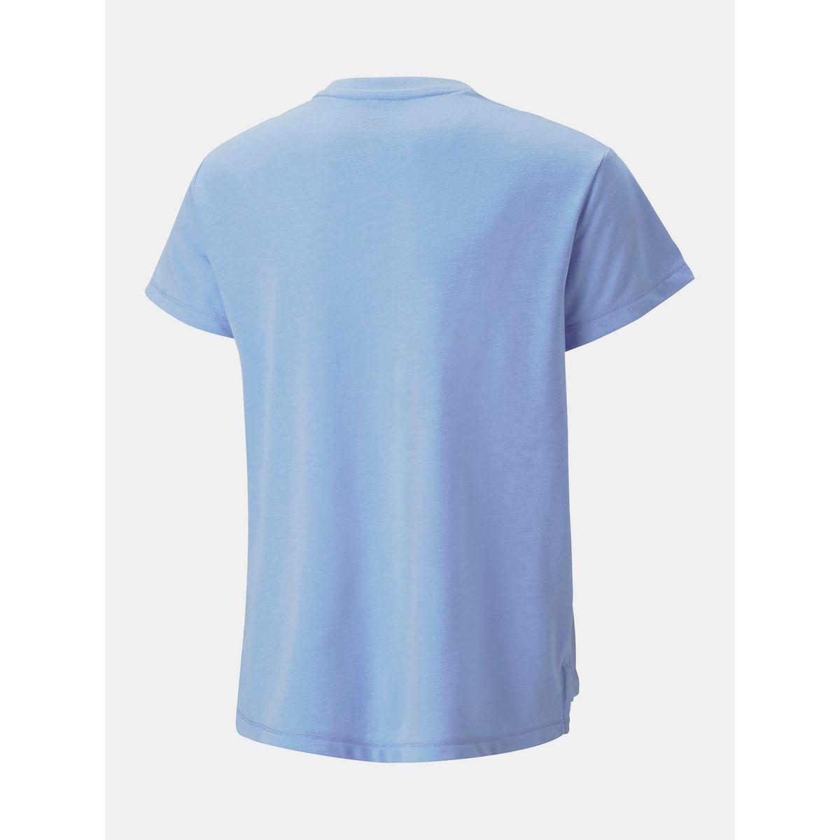 Puma Modern Sports Dropped Back Hem T-shirt-sports-girls-clothing-tops-image-2