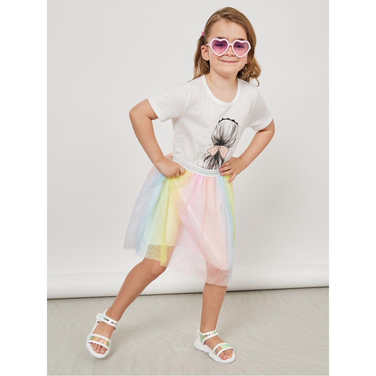 Styli Ombre Mesh Flared Skirt-girls-clothing-bottoms-skirts-image-2