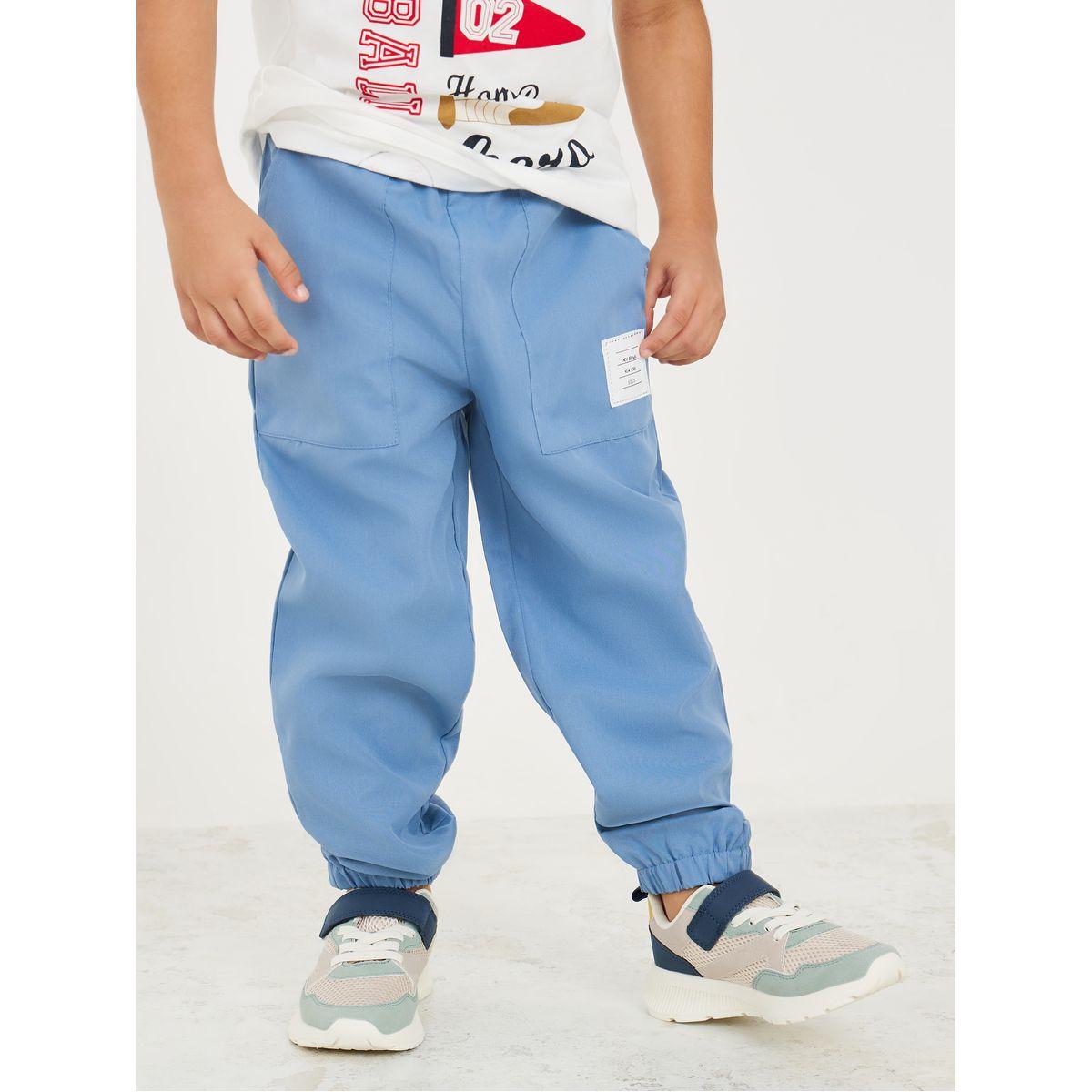 Styli Elastic Waistband Slant Pocket Pants-boys-clothing-bottoms-trousers-image-2