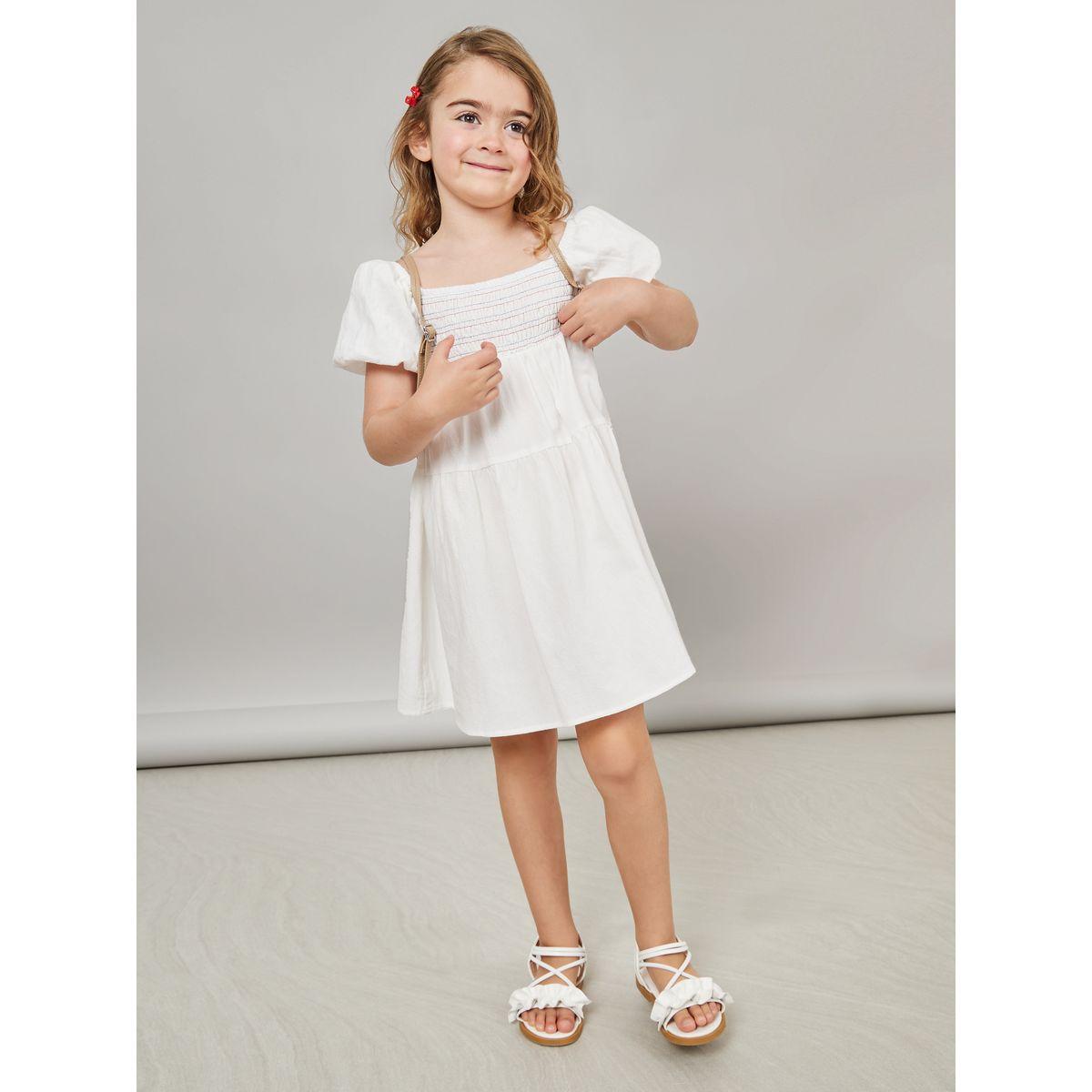 Styli Gathered Detail Puff Sleeve Dress-girls-clothing-dressesandjumpsuits-image-2