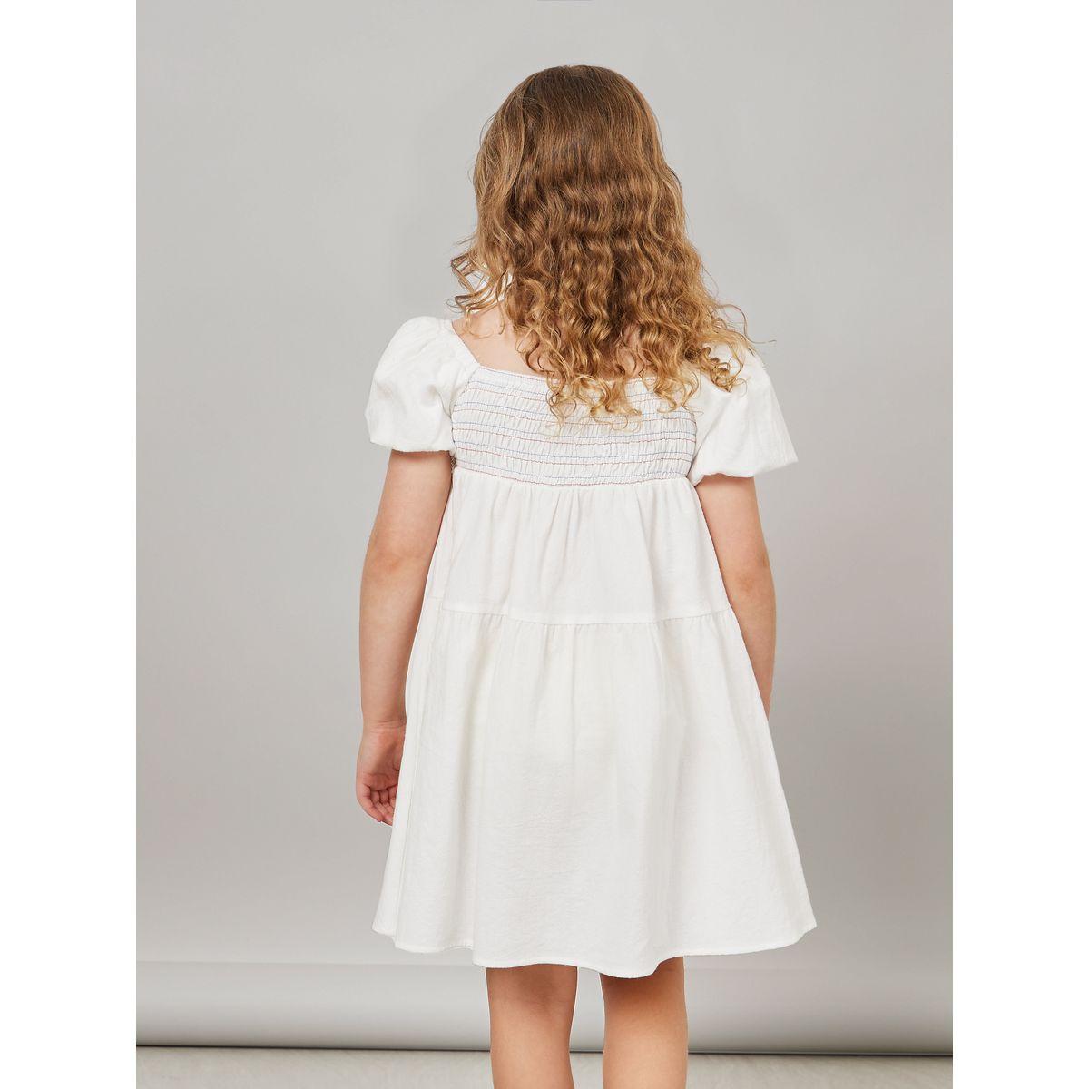 Styli Gathered Detail Puff Sleeve Dress-girls-clothing-dressesandjumpsuits-image-5