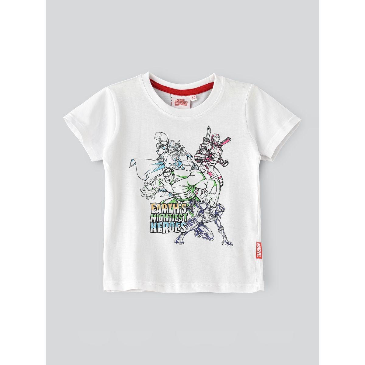 تيشيرت مطبع بطبعة مارفل أوربان هُول × ستايلي-boys-clothing-tshirtsandpolos-image-1